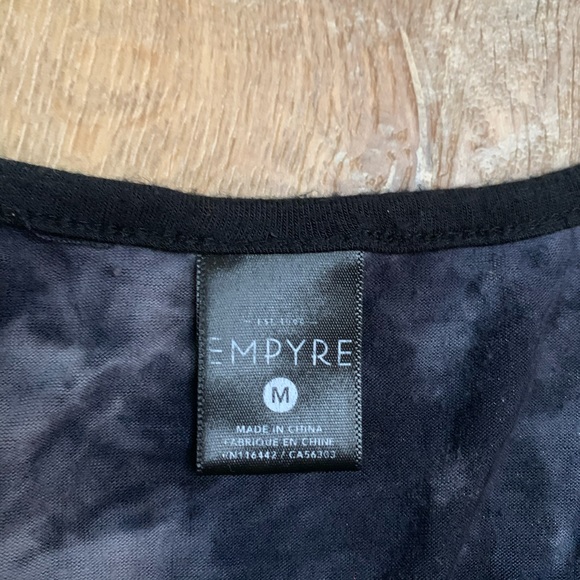 ZUMIEZ EMPYRE TIE DYE CROP TOP LACE UP - Picture 6 of 6